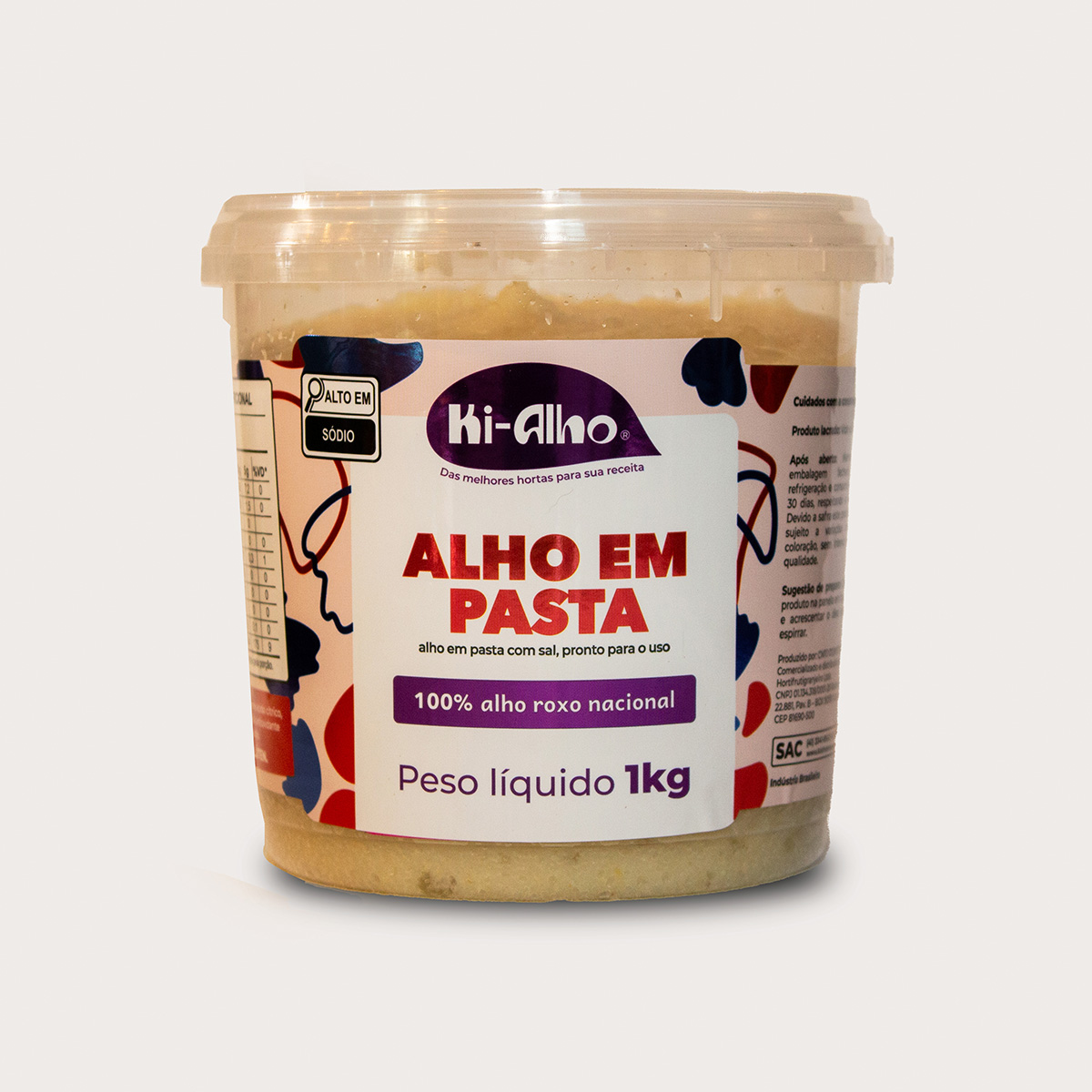 Alho em Pasta Roxo Nacional Ki-Alho 1kg