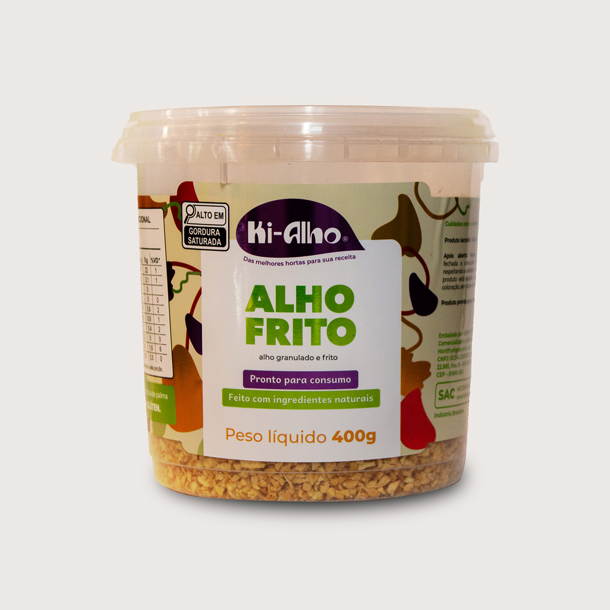 Alho Frito Crocante Ki-Alho 400g